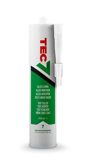 Afbeeldingen van TEC7 WIT (RAL 9016) - PATROON 310ML