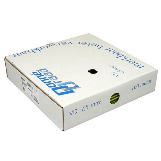 Afbeeldingen van VD 2.5MM² GEEL/GROEN ECA DONNE 100 METER