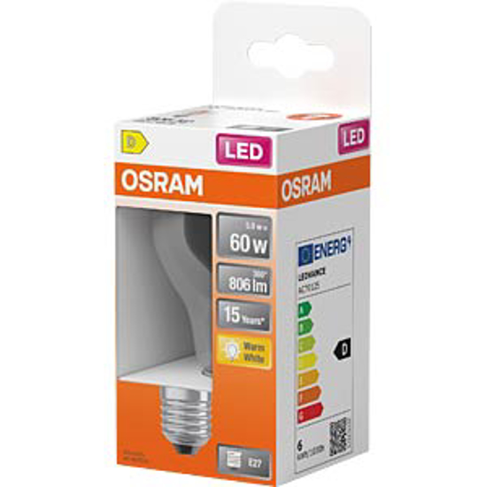 Afbeeldingen van OSRAM F-LED CLA60H 5,9W 827 E27