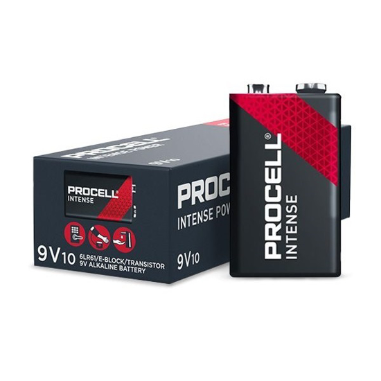 Afbeeldingen van DURACELL PROCELL INTENSE ALK. BAT.9V E-BLOCK 6LR61