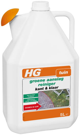 Afbeeldingen van HG GROENE AANSLAGREINIGER KANT EN KLAAR 5L 13228N 5 L