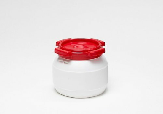 Afbeeldingen van CURTEC VOERTON SCHROEFDEKSEL 3,6 L WIT ROOD
