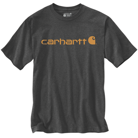 Afbeeldingen van 103361CRH DEARBORN RELAXED LOGO T-SHIRT CARBON HEATHER M