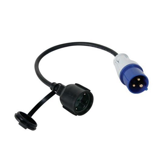 Afbeeldingen van CEE 16A STEKKER+CONTRA RA 0,4M 2,5Q