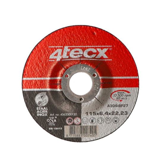 Afbeeldingen van AFBRAAMSCHIJF A30S BF27 125 X 6,4 X 22,2MM