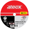 Afbeeldingen van DOORSLIJPSCHIJF MEGA-LINE A30S BF41 180 X 2,5 X 22,23MM