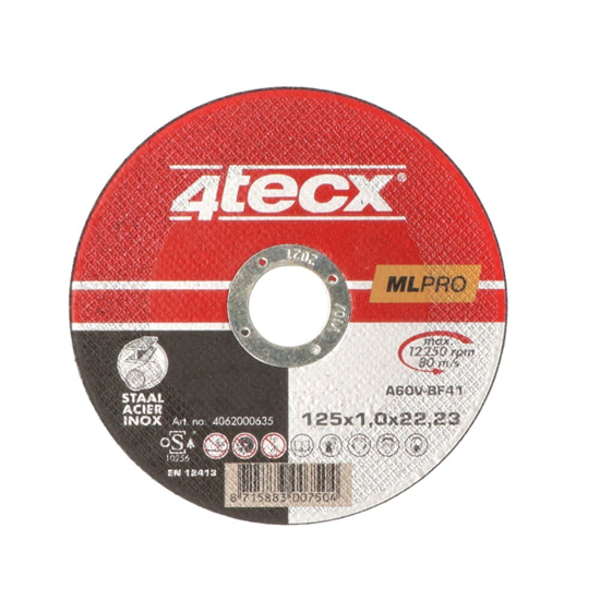 Afbeeldingen van DOORSLIJPSCHIJF MEGA-LINE A60V BF41 115 X 1,0 X 22,23MM